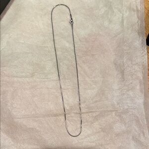 Sleek Silver Necklace for Women